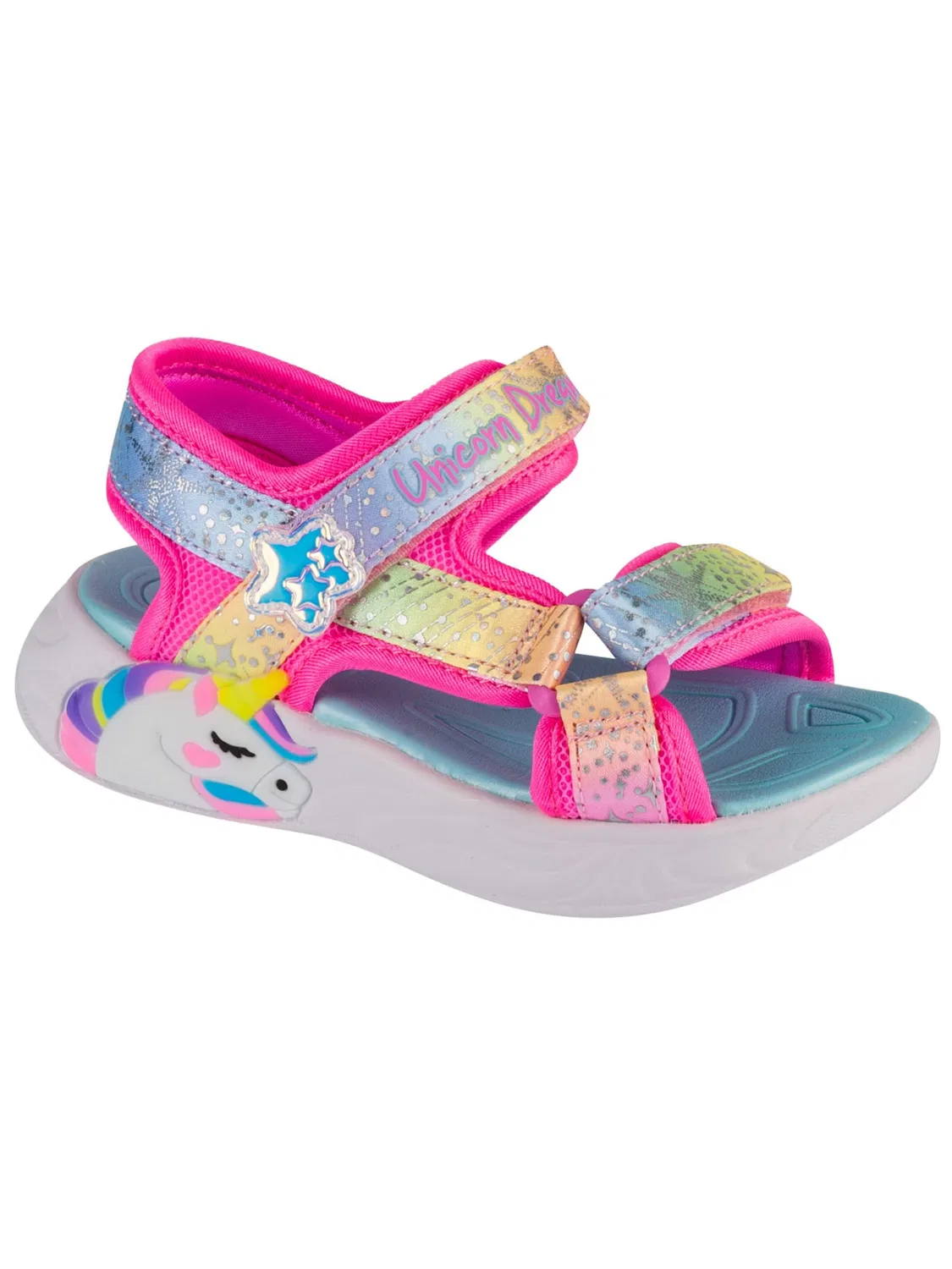 Сандалии SKECHERS Skechers Unicorn Dreams - Majestic Bliss розового цвета