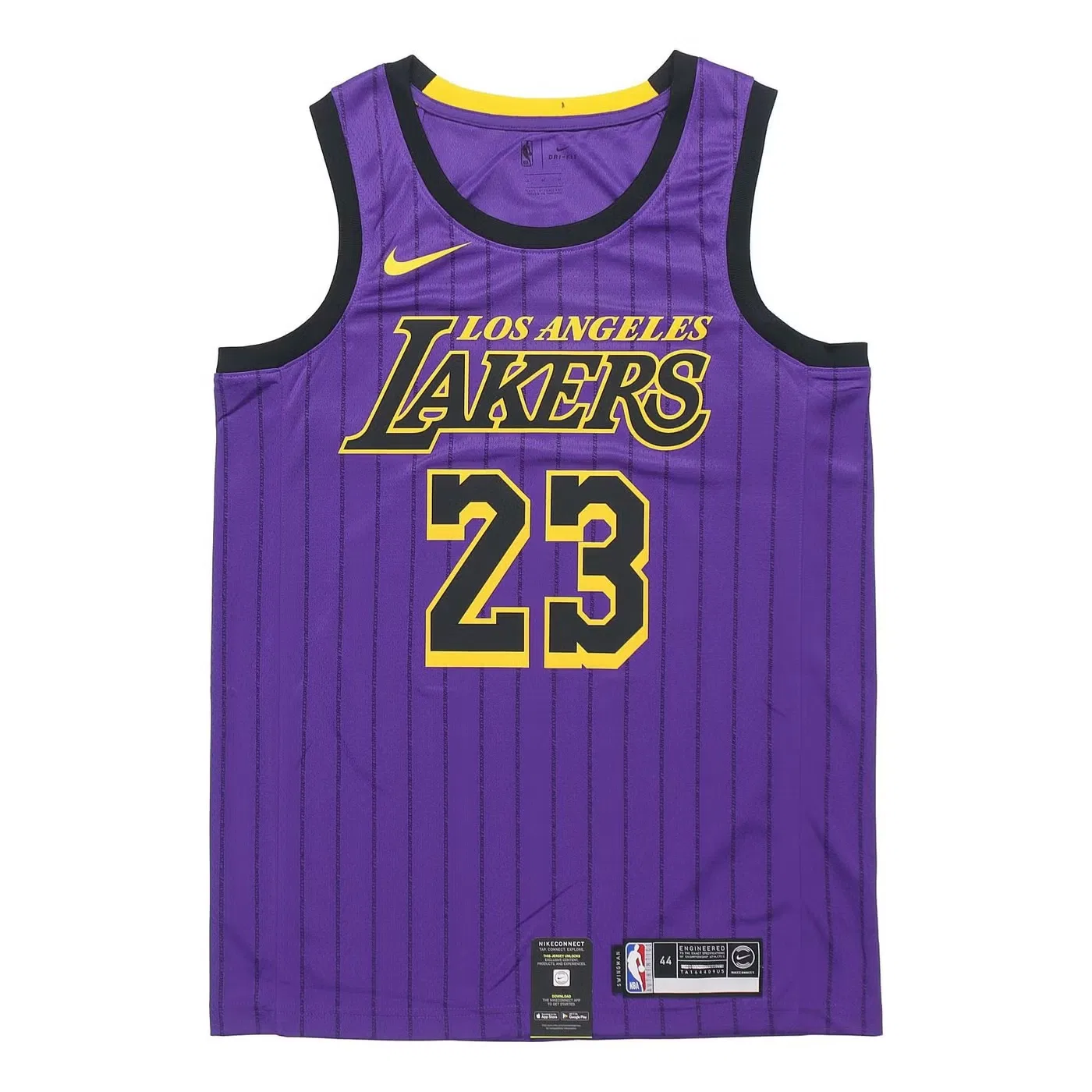 Джерси баскетбольное с принтом Lakers 23 Nike, фиолетовый