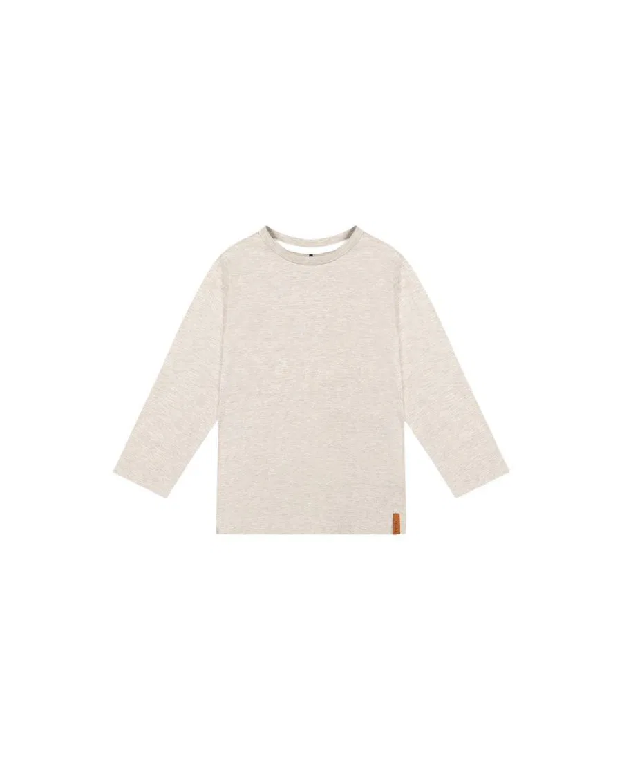 Детская футболка с длинным рукавом из хлопка Deux par Deux, Heather Grey