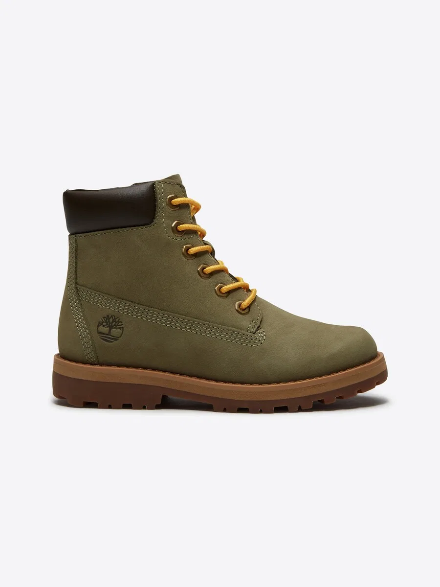 Ботинки TIMBERLAND оливкового цвета — фото 2