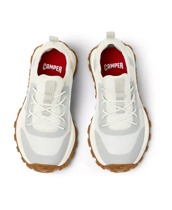 Детские кроссовки для девочек текстильные Drift Trail Camper, White Natural — фото 3