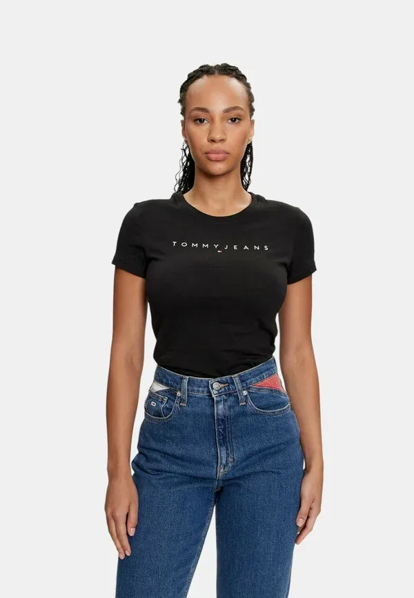 Футболка с принтом Print t-shirt Tommy Hilfiger, черный