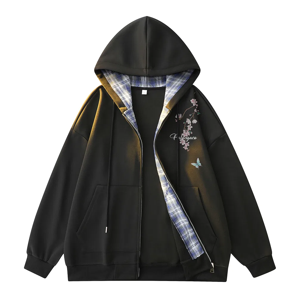 Детский худи с капюшоном, свободный крой, PAL ONGACO, Black