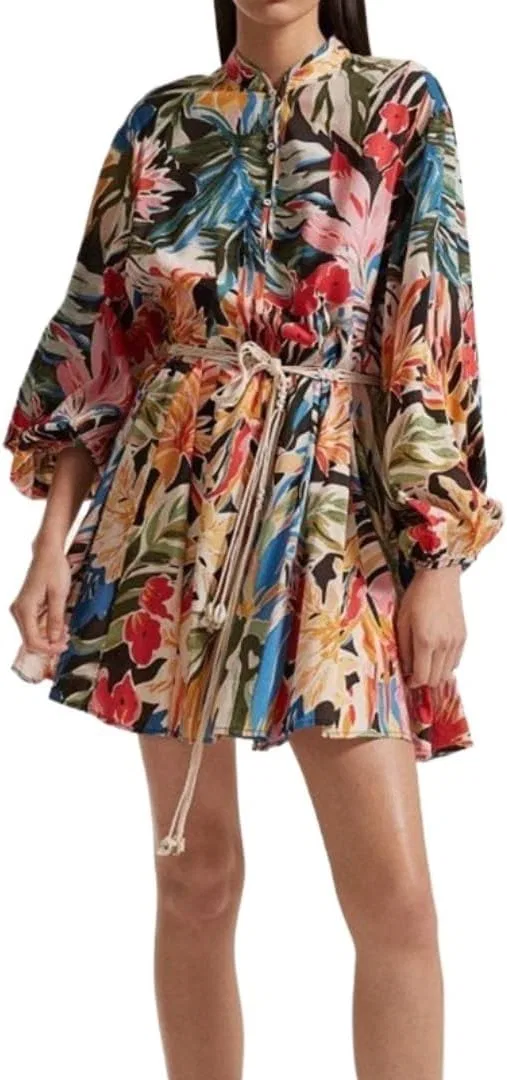 Женское пляжное платье с принтом Loose Vacation Dress, Print