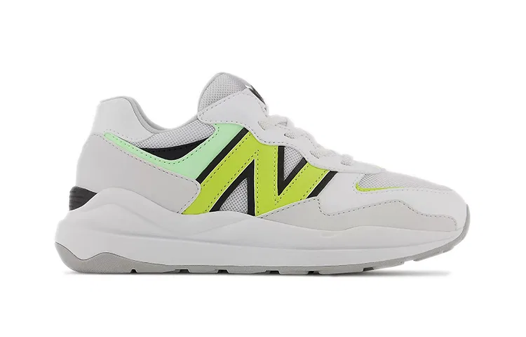 Детские кроссовки для мальчиков с широкой колодкой New Balance 57/40 Lemonade, Wide — фото 3