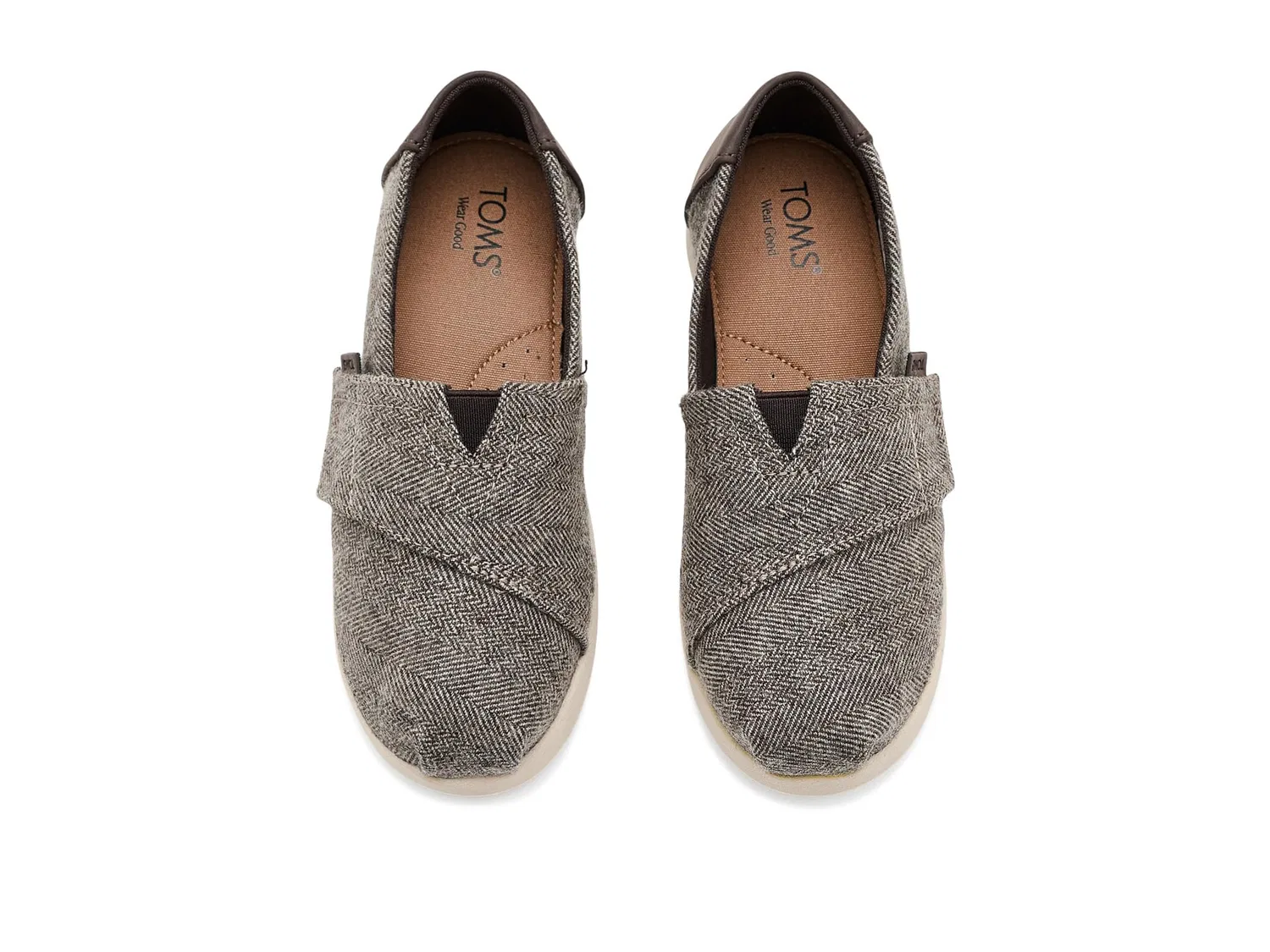 Лоферы Alpargata (для маленьких и больших детей) Toms Kids, Dark Brown — фото 3