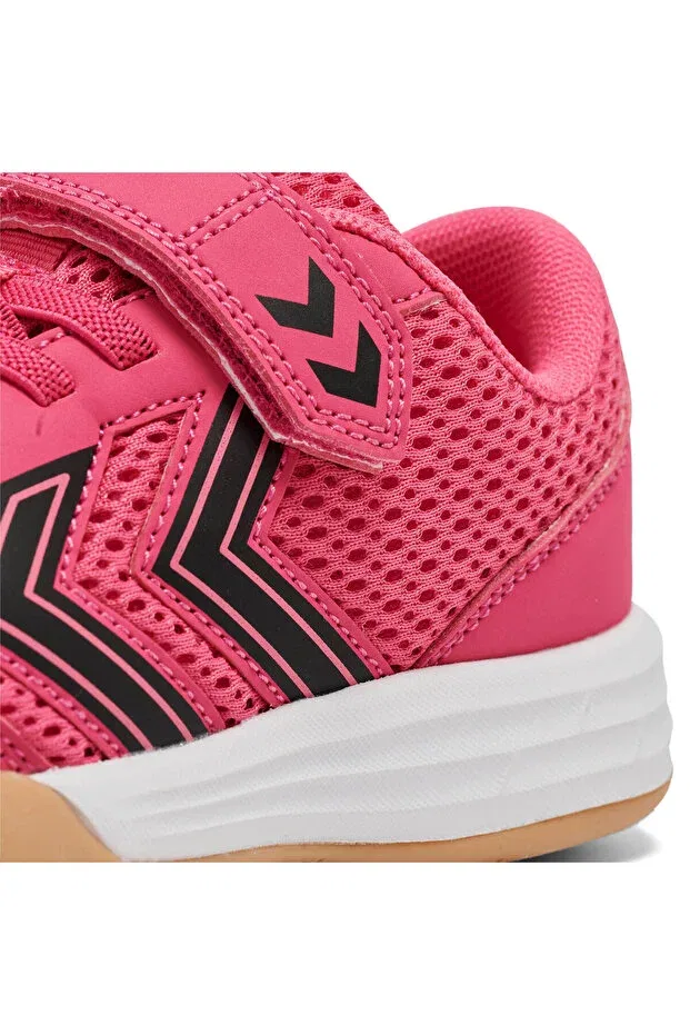 Детские туфли для девочек с принтом Multiplay Flex Vc Jr Hummel, Pink — фото 2