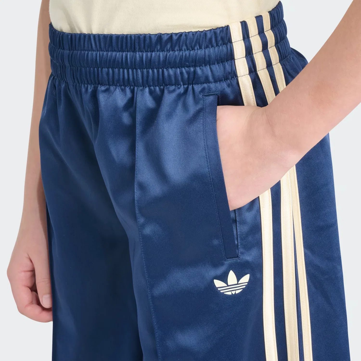 Детские брюки на эластичном поясе SST Adidas Originals, Night Indigo — фото 3