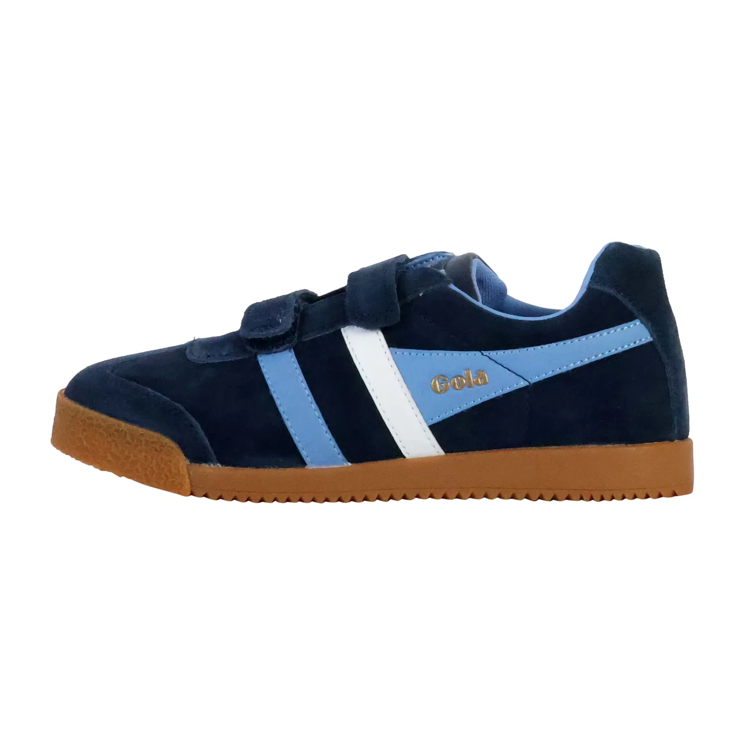 Кроссовки детские кожаные Barrier Strap Gola, синий