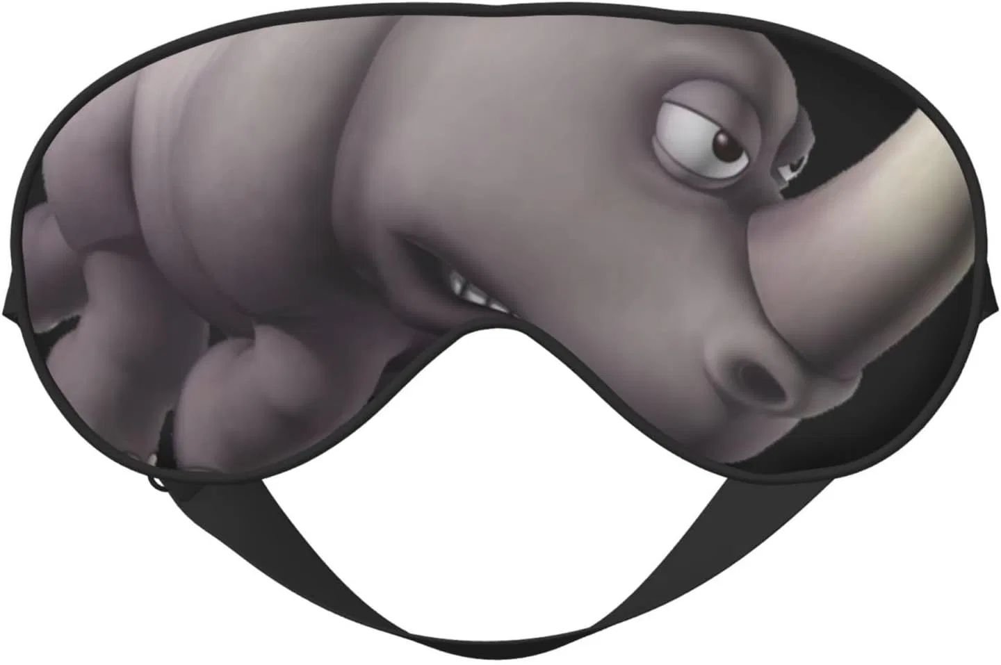 Маска для сна Angry Rhino Soft Sleep, SSIMOO, 1 шт, Black