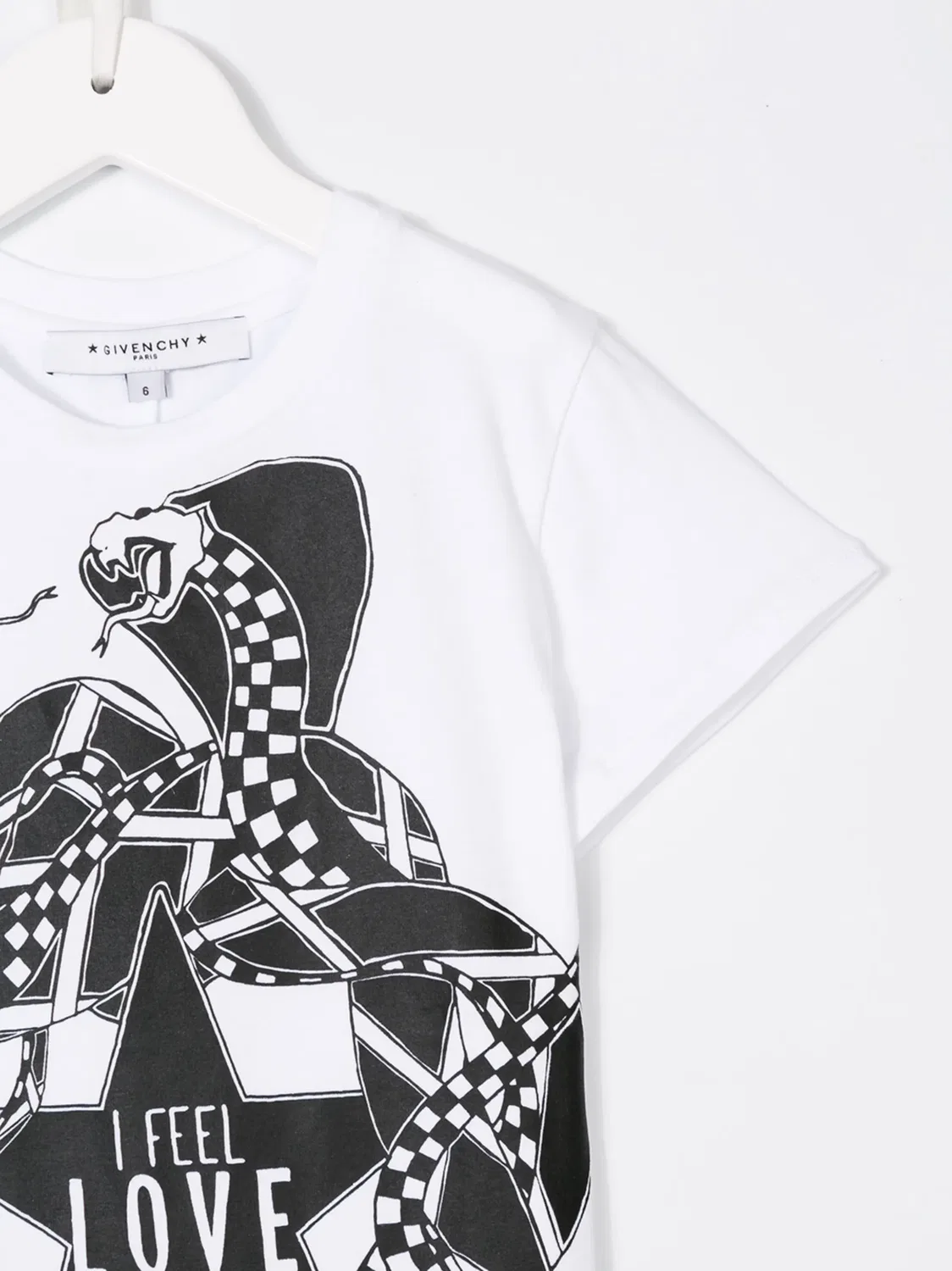 Футболка с графическим принтом Givenchy Kids, белый — фото 3