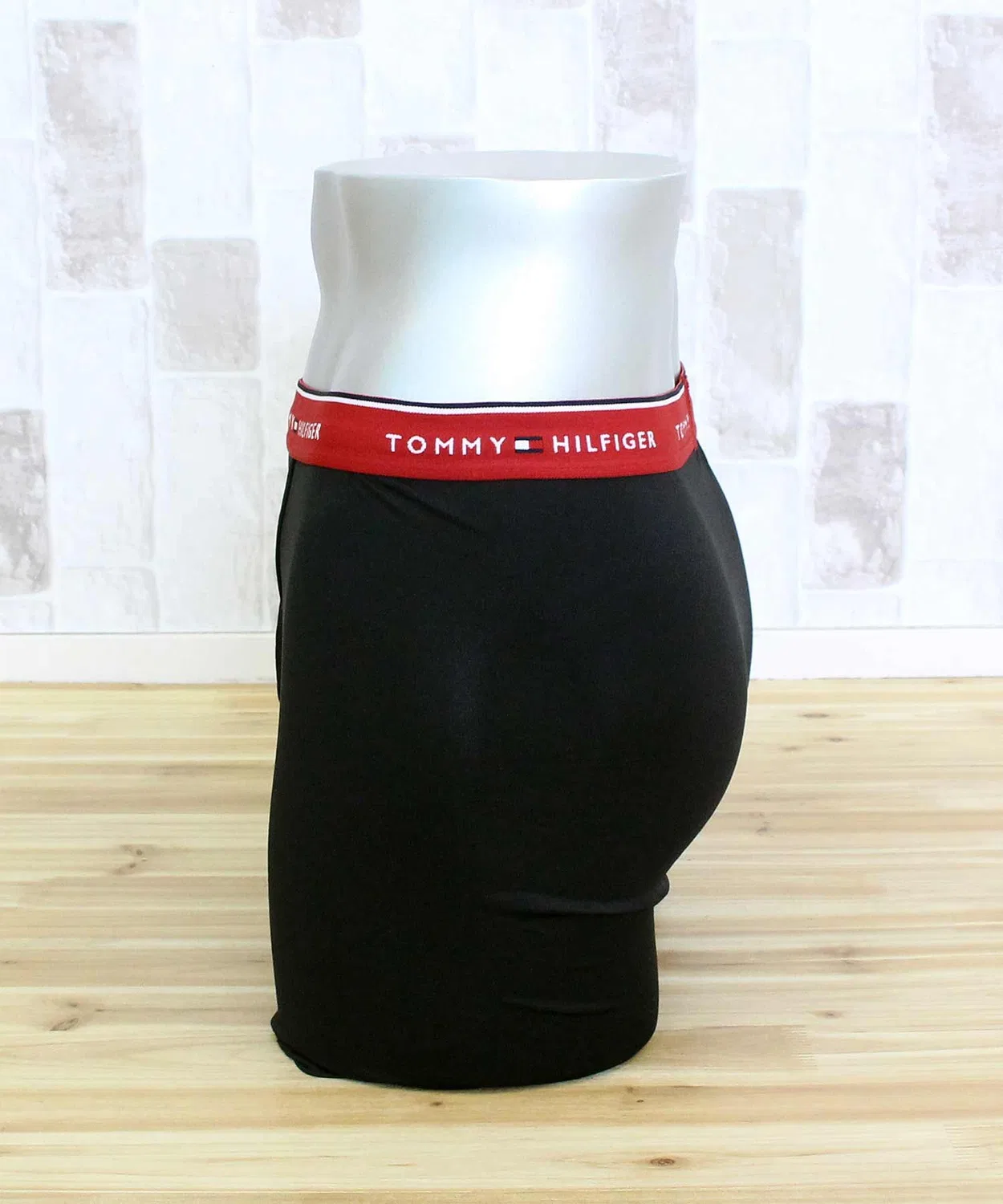 Мужские боксеры с цветной резинкой, комплект из 3 шт, BOXER BRIEF 3PK TOMMY HILFIGER, Black — фото 4