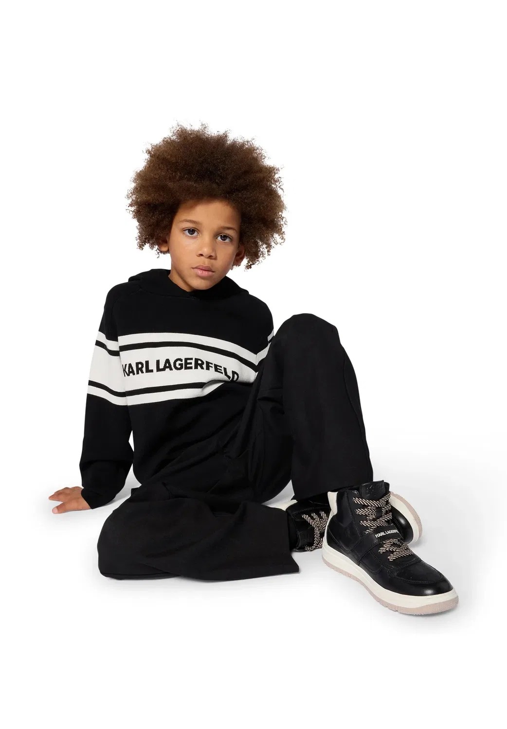 Худи унисекс Pull a capuche Karl Lagerfeld Kids, Black