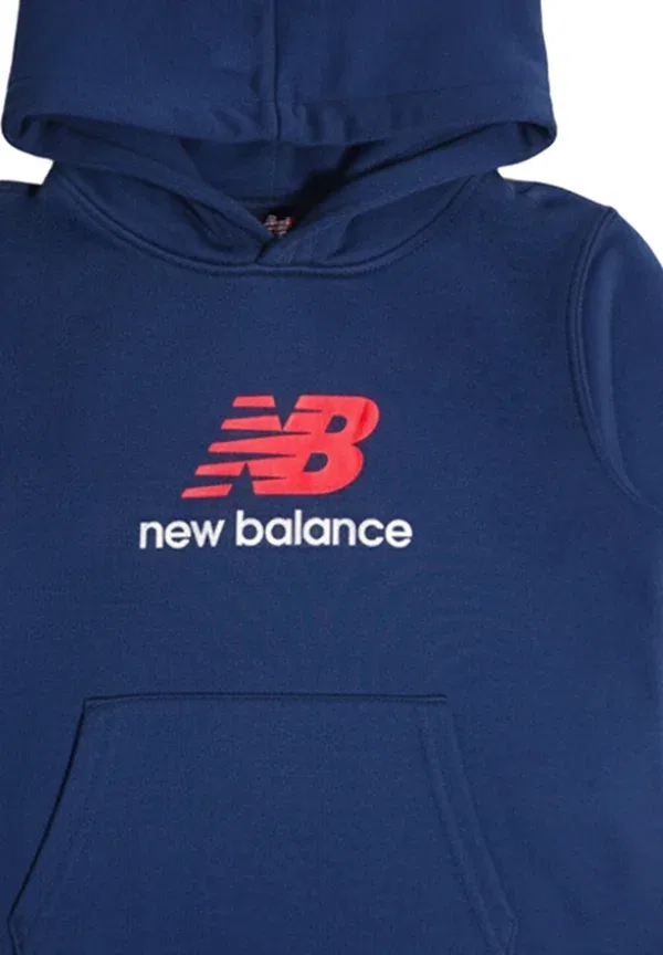 Худи с принтом Hoodie New Balance, Blu, синий — фото 3