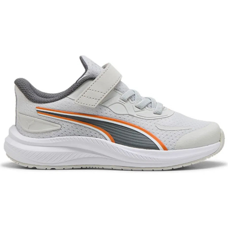 Детские кроссовки с эластичными шнурками Skyrocket Sneakers Puma, Серо-белый