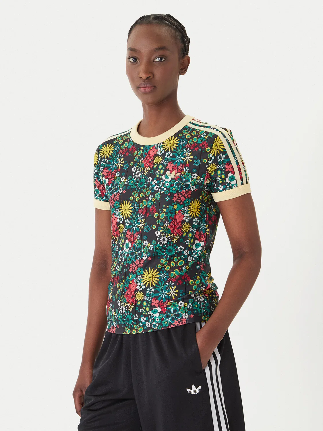 Женская футболка стандартного кроя Liberty London Adidas, разноцветный
