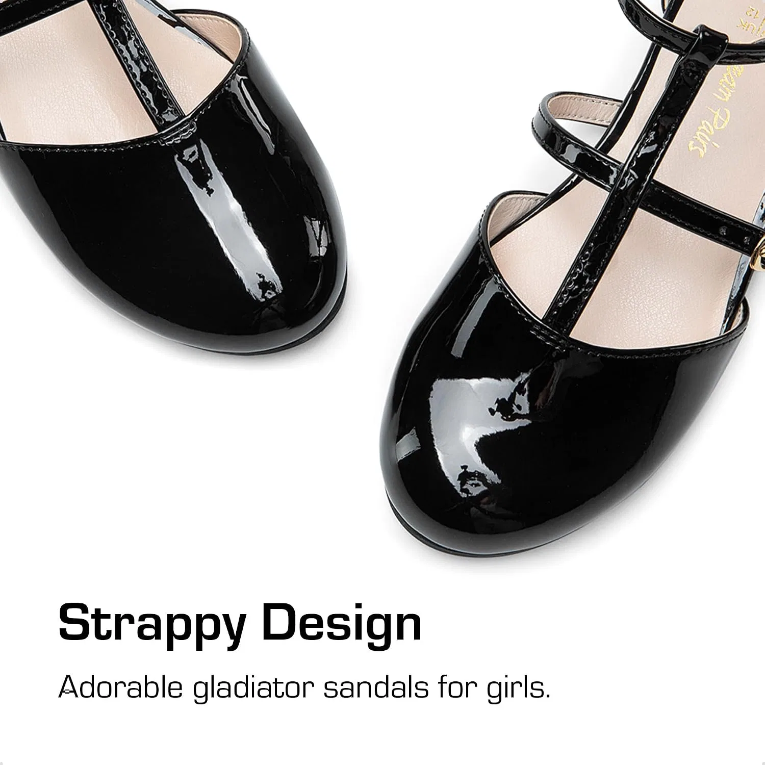 Детские балетки Мэри Джейн для девочек DREAM PAIRS, Black — фото 2