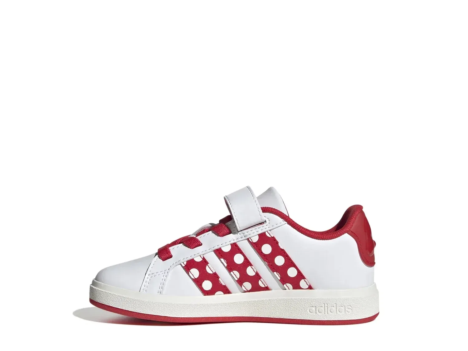 Кроссовки Minnie Mouse Grand Court, adidas, белый/красный — фото 2