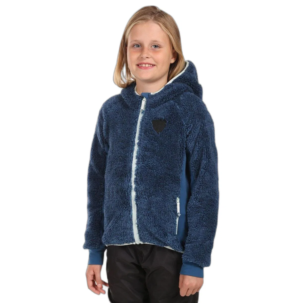 Детское худи с флисом Kilpi Norka, Blau Dunkelblau