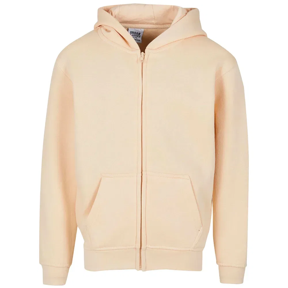 Худи на молнии Urban Classics, бежевый