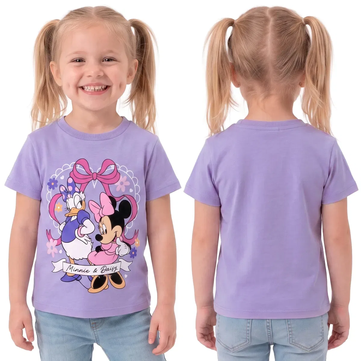 Детский комплект футболок Minnie Mouse & Daisy Duck Disney, Multi — фото 2