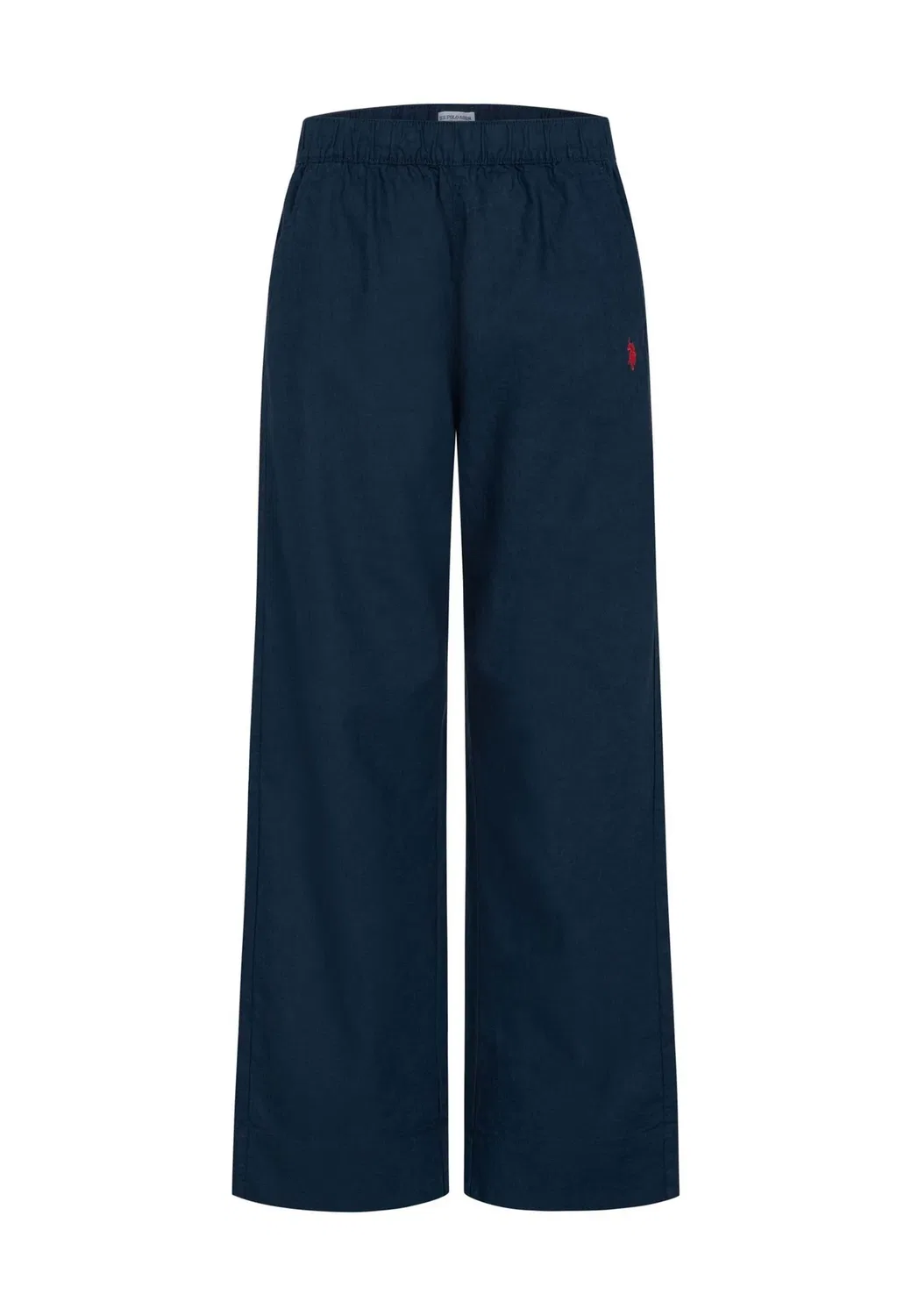 Женские брюки из льна U.S. Polo Assn., Navy — фото 4