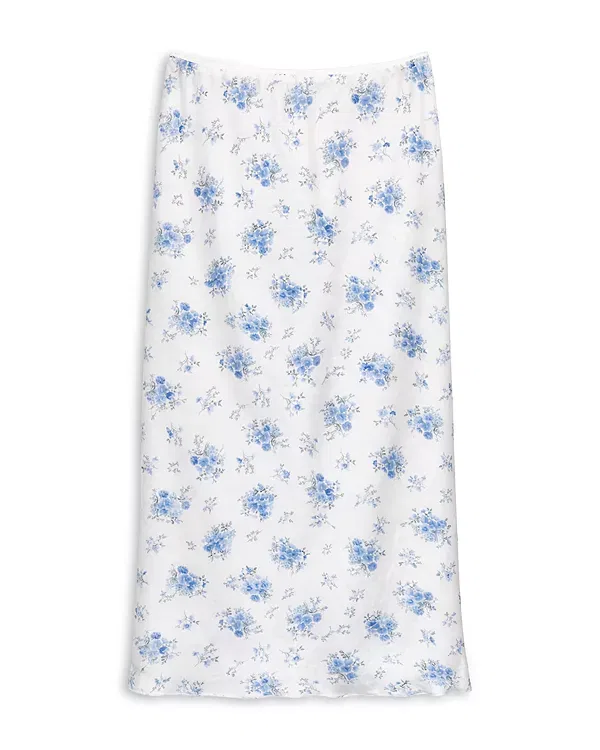 Детская юбка для девочек с принтом Tween Jules KatieJ NYC, White Floral Mesh — фото 2