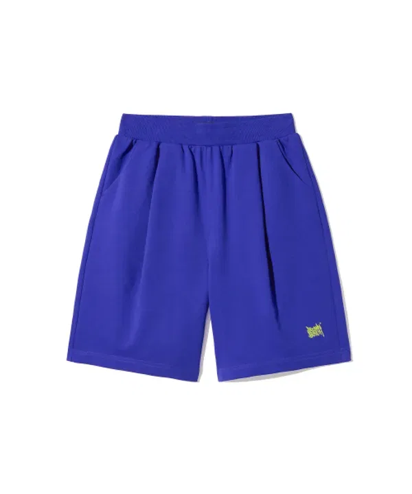 Шорты Kids tag cotton shorts, синие, Brownbreath Kids — фото 2