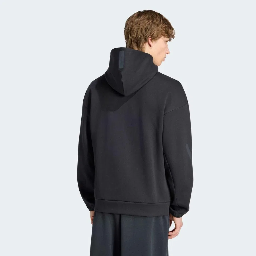 Мужской свитшот с капюшоном adidas Z.N.E., Черный — фото 2