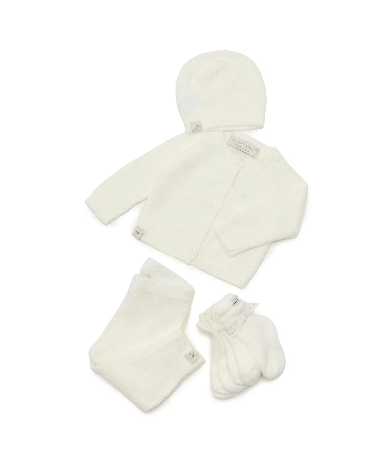 Набор Cozychic Lite для новорожденных (младенцев) Barefoot Dreams Kids, Pearl — фото 2