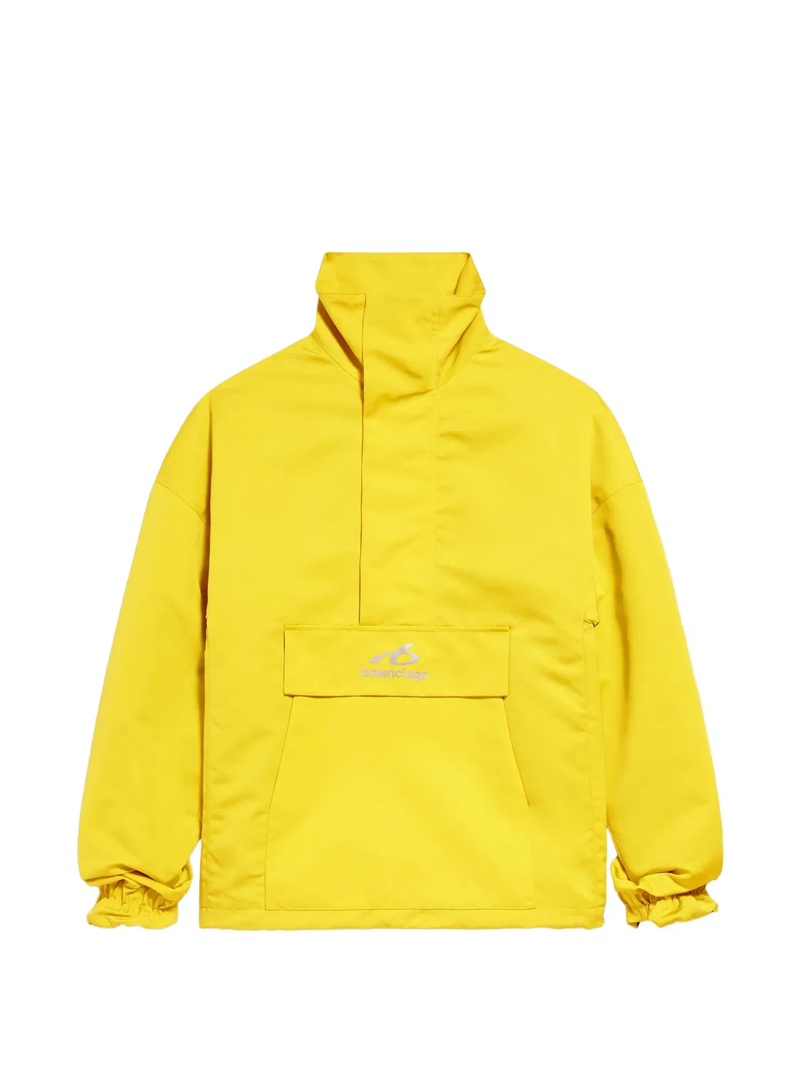 Balenciaga Дождевик с молнией до середины желтый