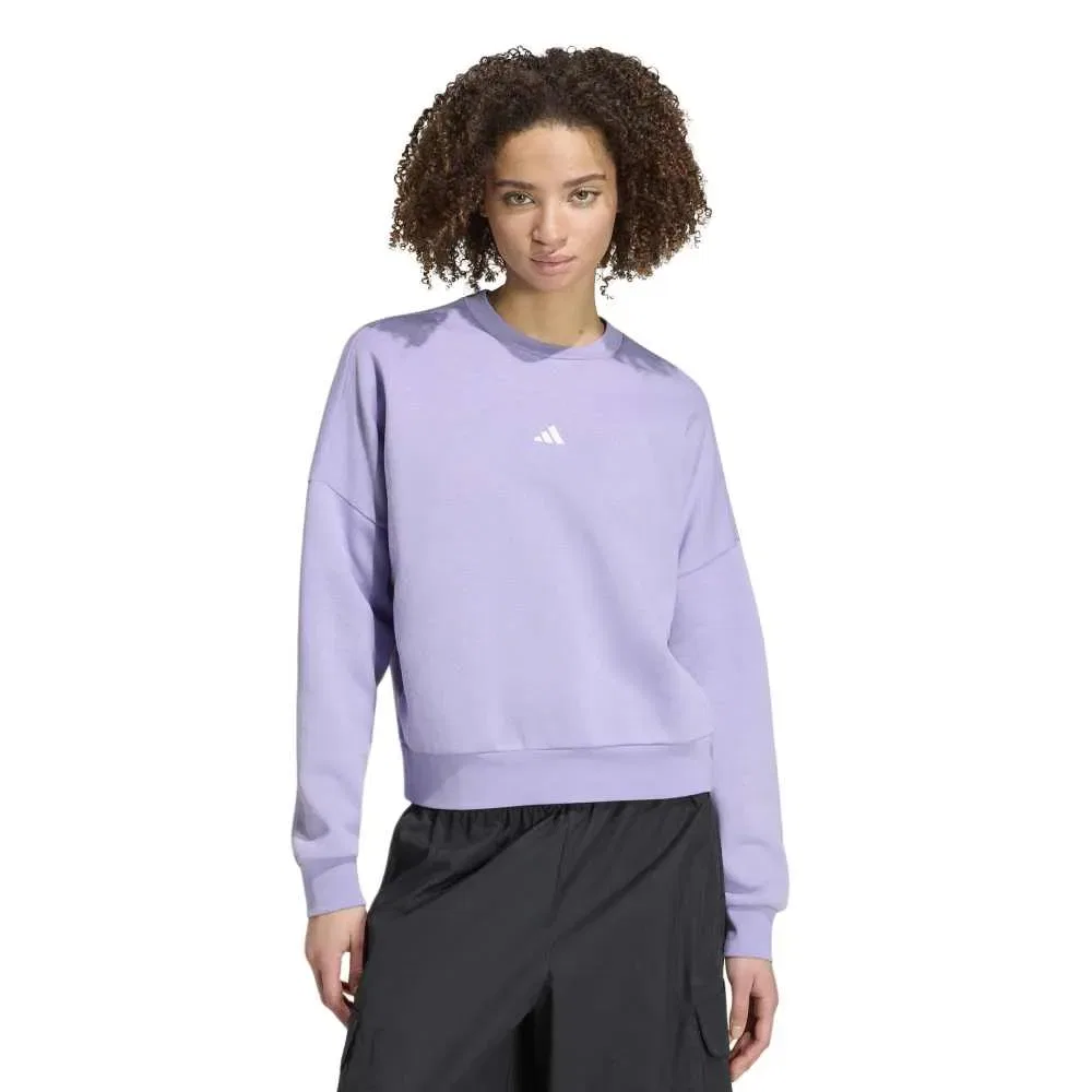 Худи Adidas Essentials Small Logo Feelcozy, фиолетовый