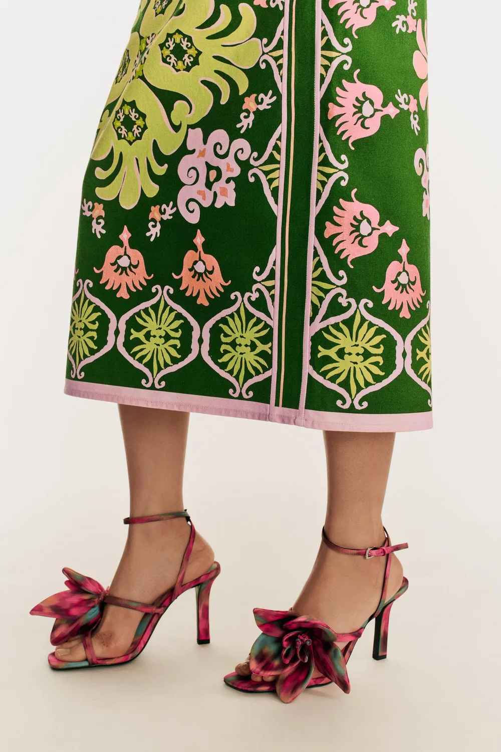 Юбка миди с принтом, ограниченная серия. ZARA, Printed — фото 3