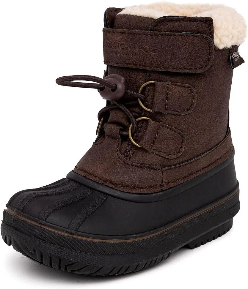 Детские зимние ботинки для мальчиков Oxford London Fog, Brown