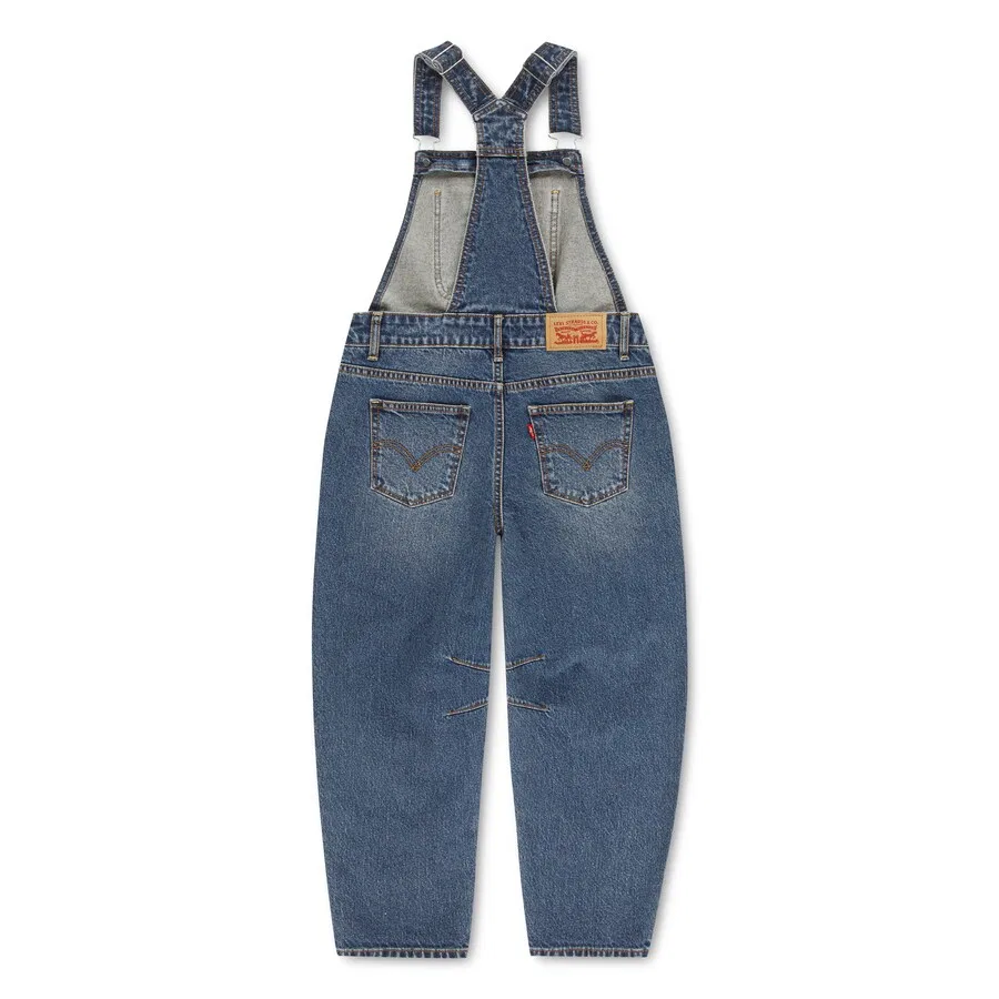 Детский комбинезон Levi's Kids стандартного размера, синие джинсовые — фото 2