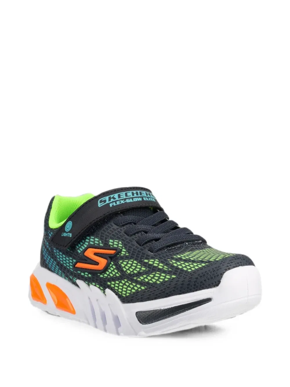 Кроссовки на липучках Flex-Glow Elite Vorlo Skechers, черный