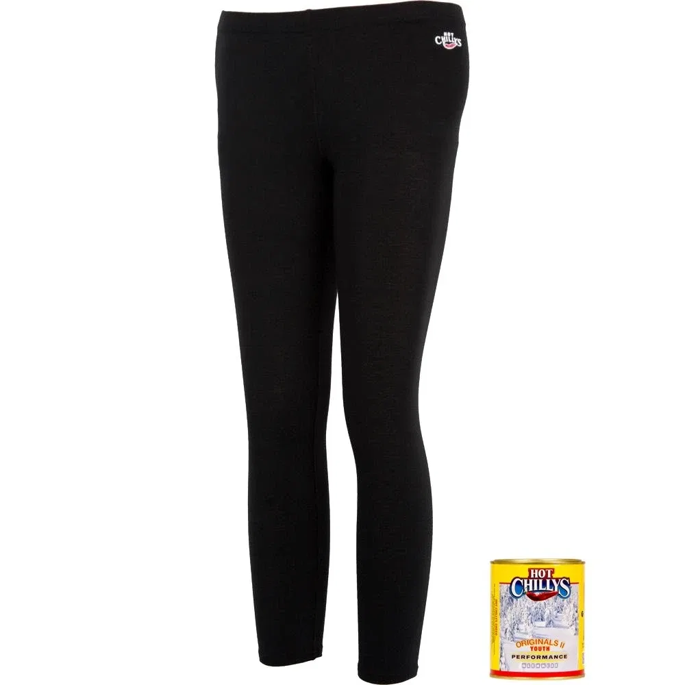 Термобелье-штаны детские утепленные Mtf original midweight baselayer bottom Hot Chillys, черный