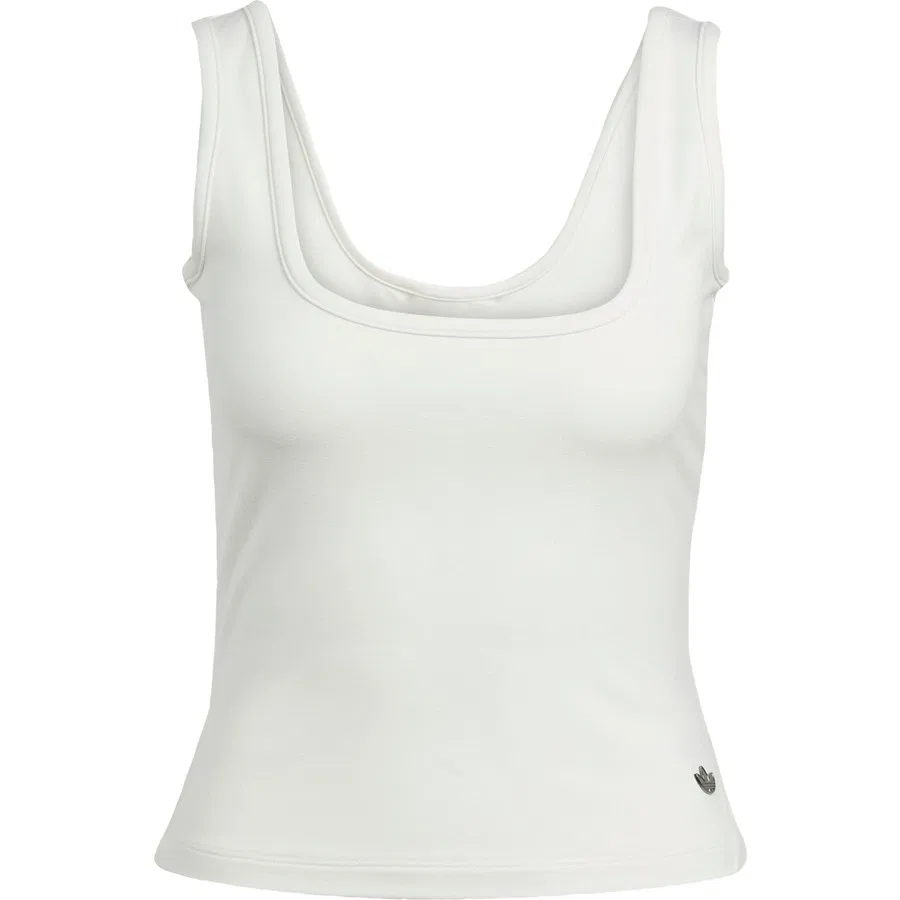 Женский топ без рукавов из модала Premium Essentials JW5988 adidas, Белый — фото 3