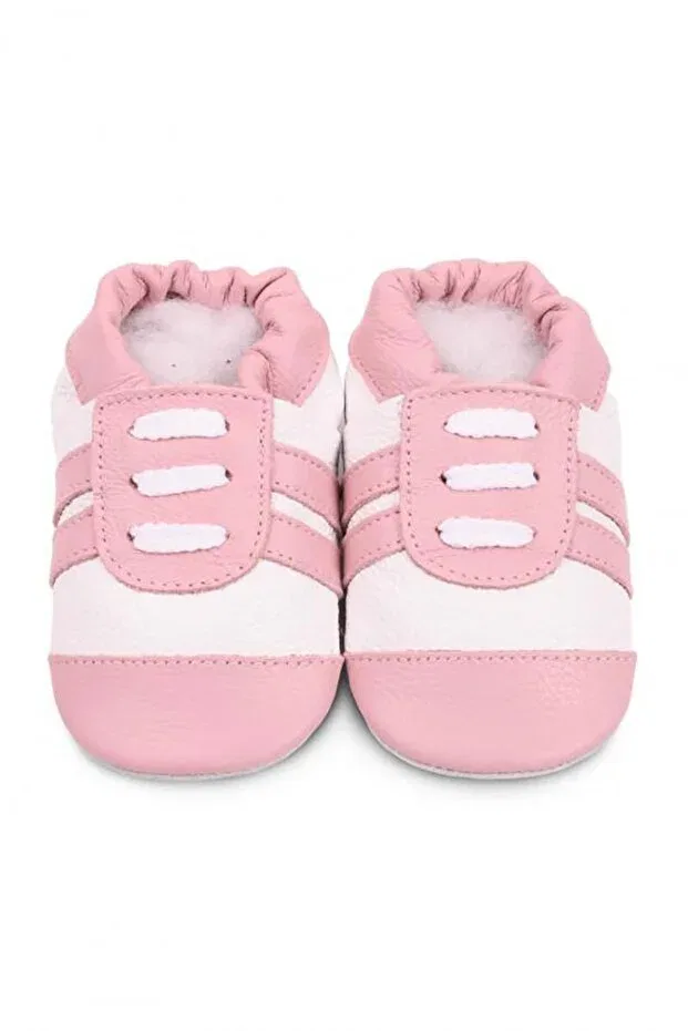 Детские ботиночки для девочек из натуральной кожи Shooshoos, Pink