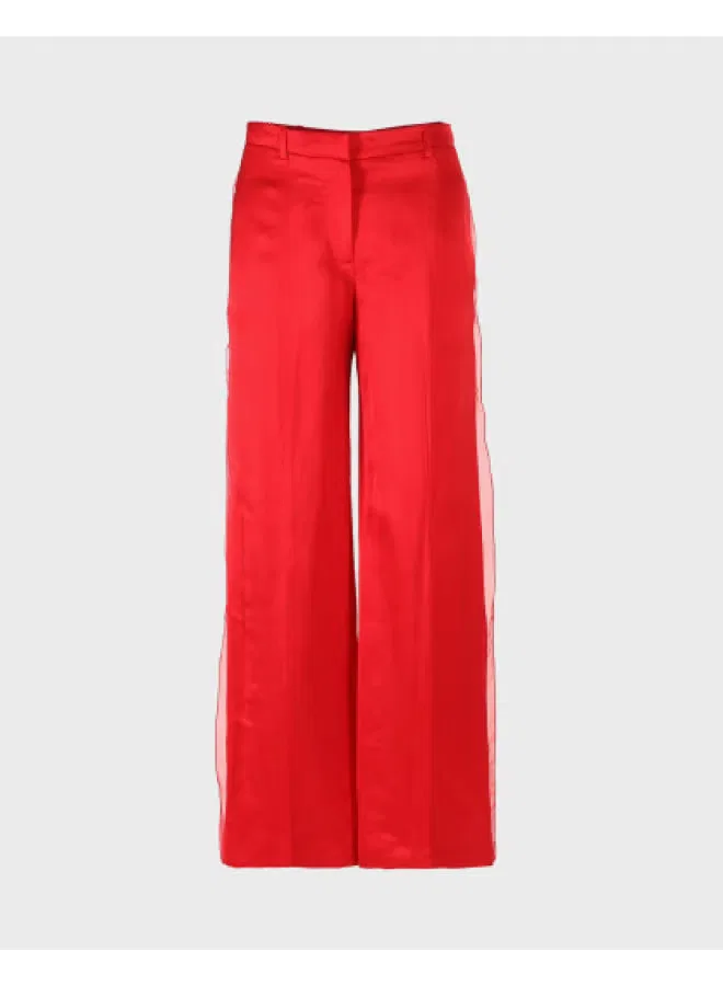 Брюки прямые Zara, красный
