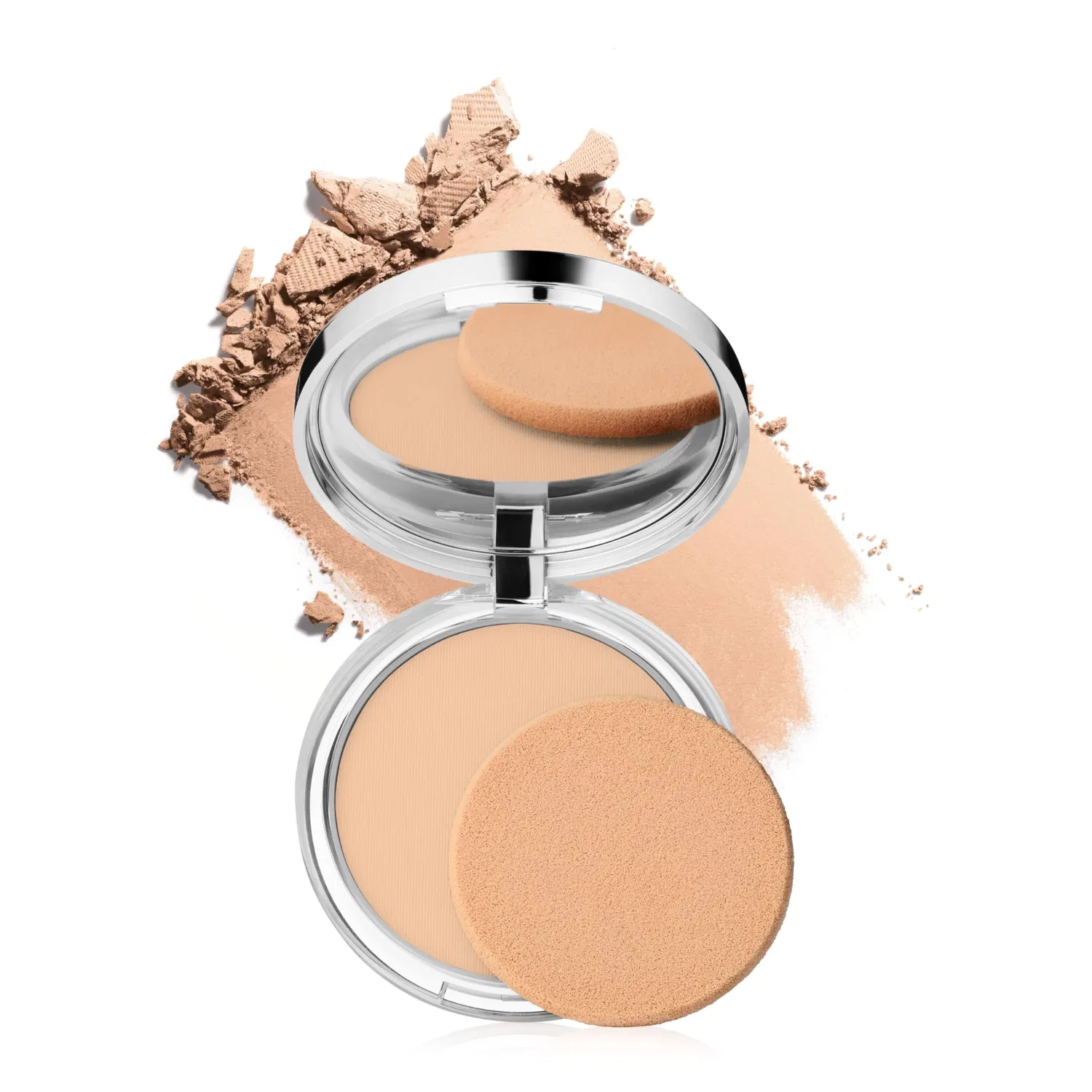 Компактная пудра для лица Clinique Superpowder Double Face Powder, 02 Matte Beige — фото 2