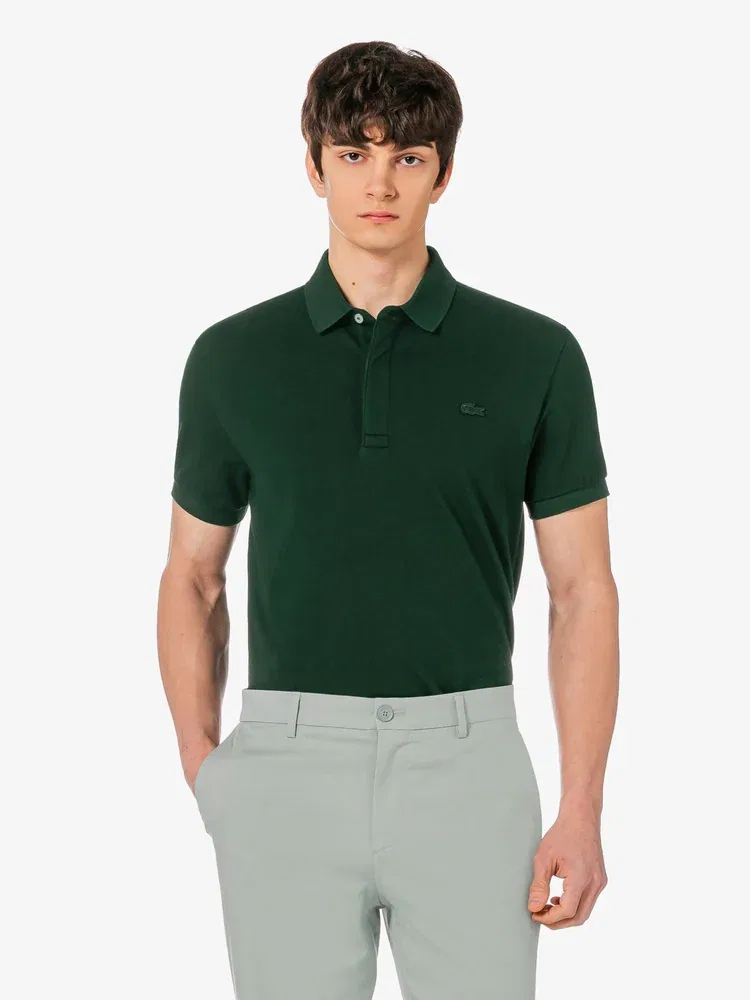 Футболка поло LACOSTE Paris, Green — фото 4