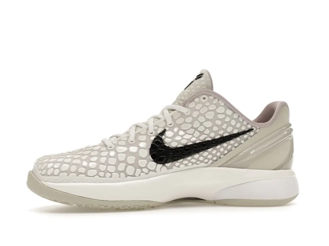 Детские кроссовки с принтом Nike Kobe 6, Sail/Black/Light Bone/White/Platinum Violet — фото 3