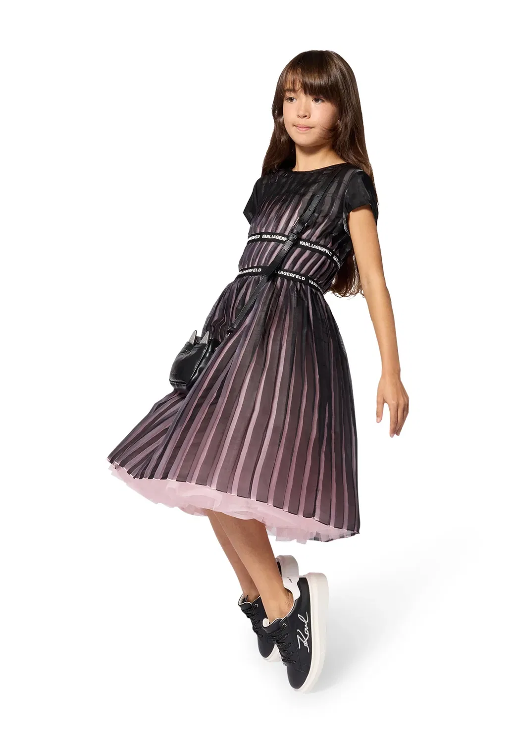 Платье - коктейльное платье/вечернее платье Karl Lagerfeld Kids, Black Pink