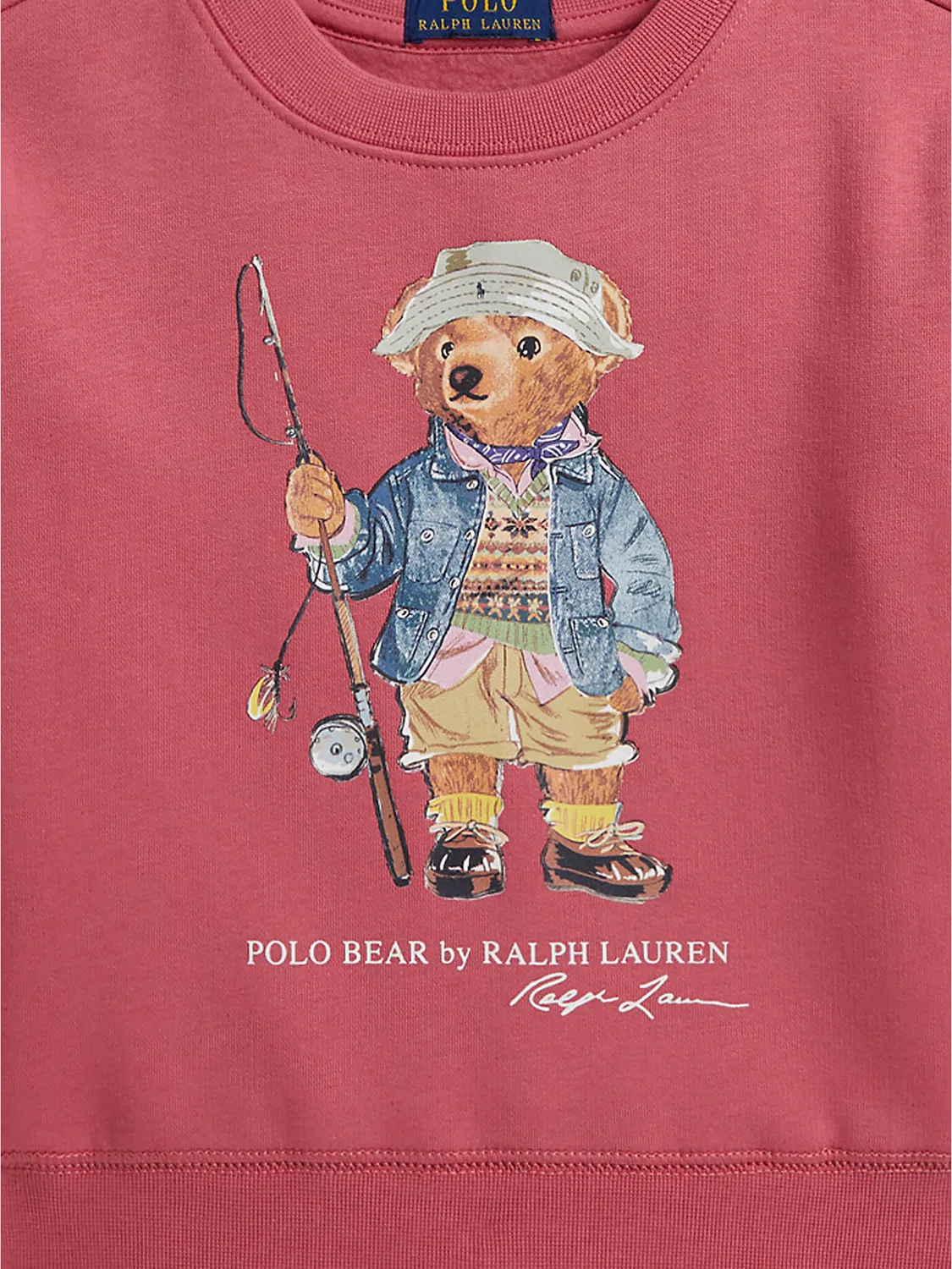 Толстовка стандартного кроя для мальчика Polo Ralph Lauren, светло-красный — фото 3