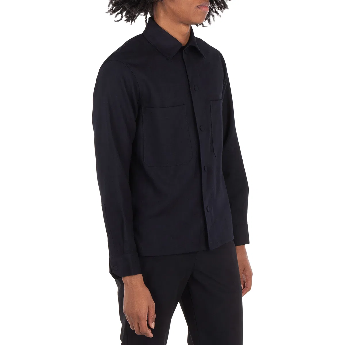 Рубашка с длинным рукавом Patch Pockets Emporio Armani, Blu Navy — фото 3