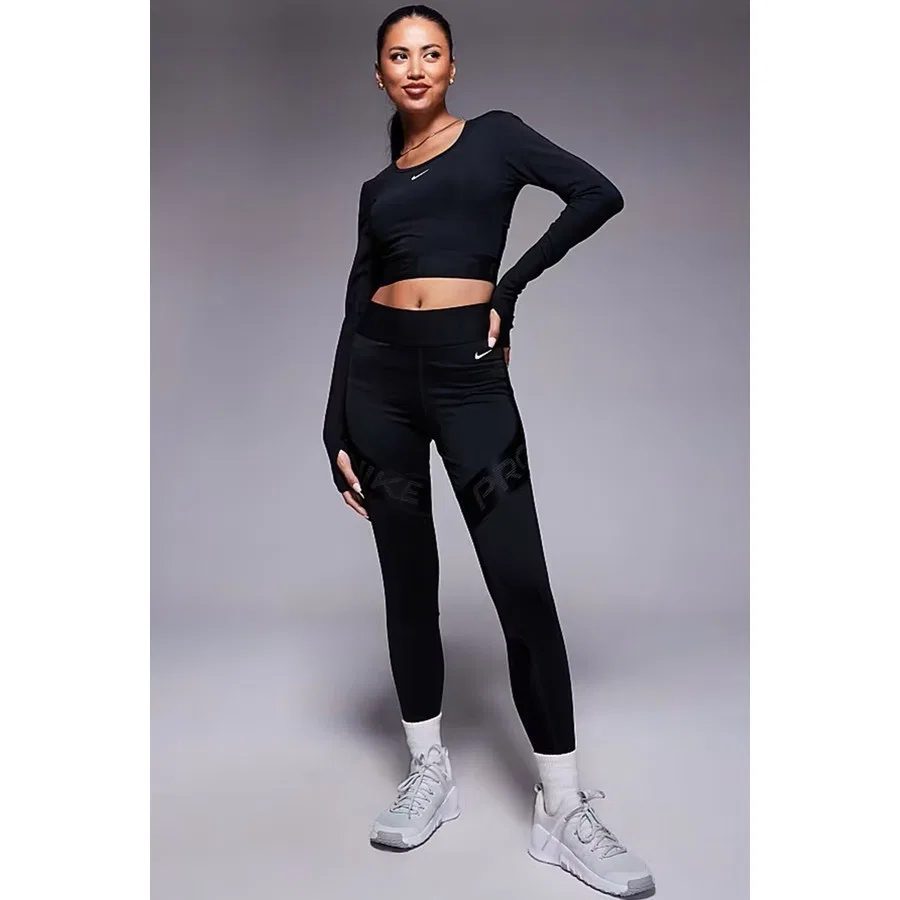 Леггинсы с высокой посадкой 7/8 Pro Sculpt Tigh Fit Nike, Черный — фото 4