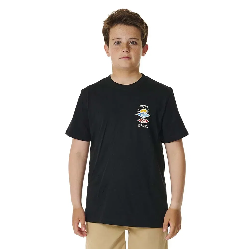 Футболка с коротким рукавом Search Icon Rip Curl, черный
