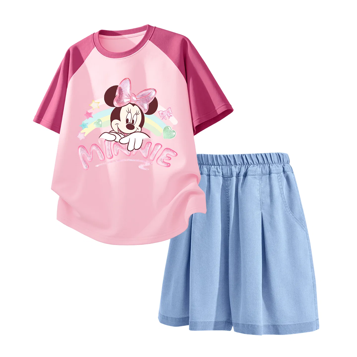 Спортивный костюм для детей Disney с принтом, Crystal Pink и Light Blue