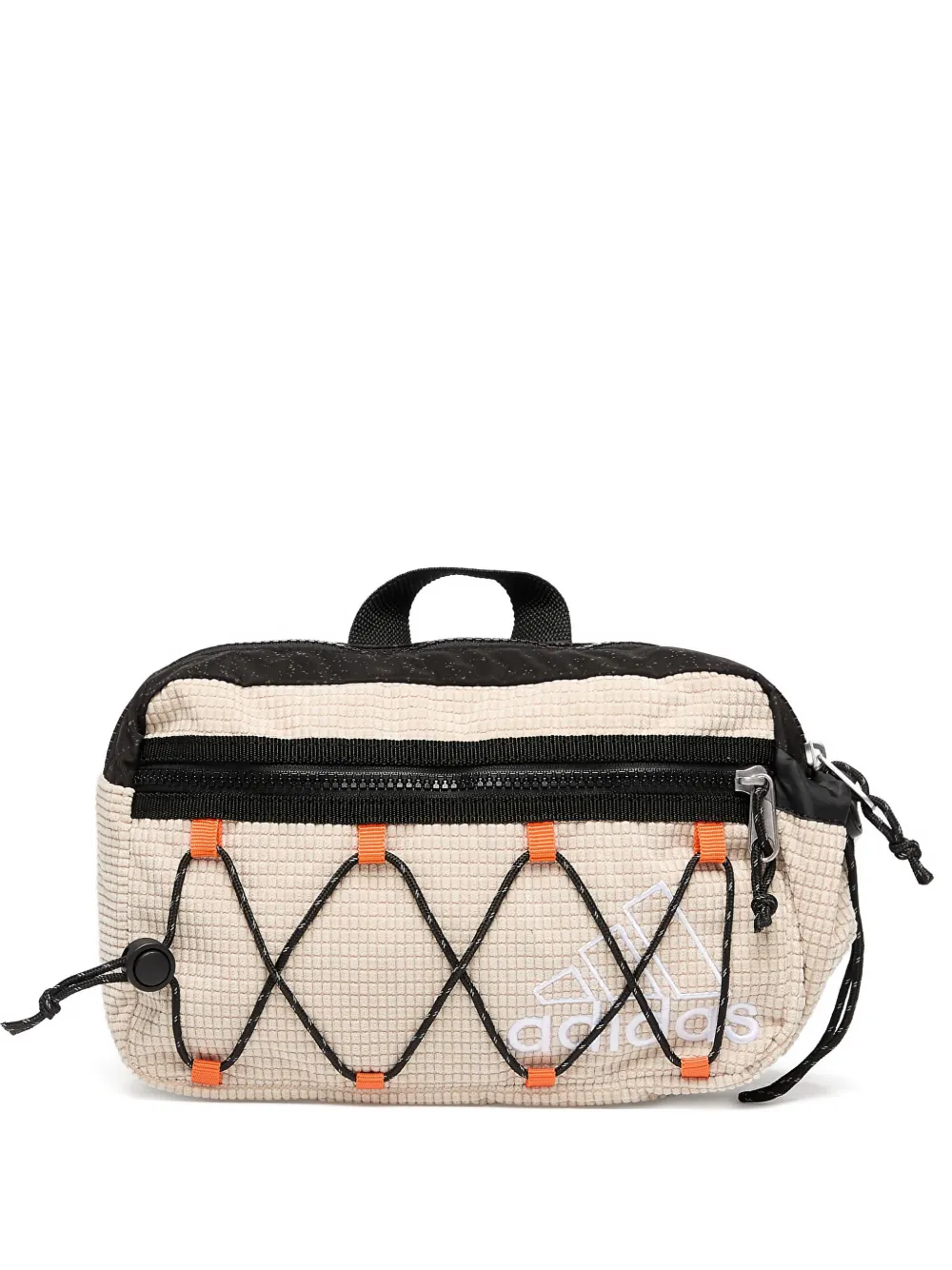 

Фактурная поясная сумка Adidas, бежевый